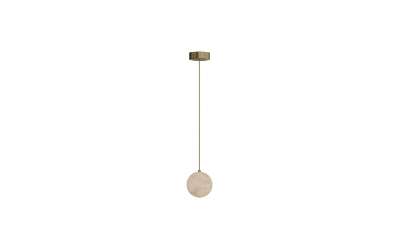 Lola Lighting. LL-MONS-AL. MOON small SINGLE (PENDANT).