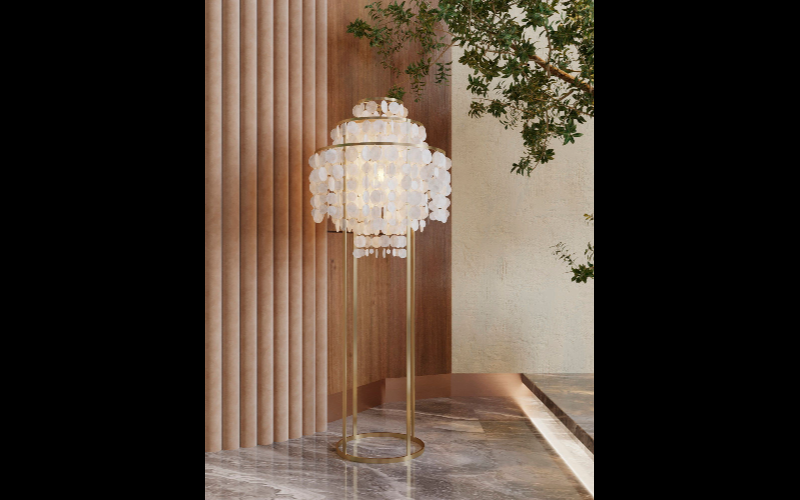 Lola Lighting. LL-MTPEF-NSC. Mother of Pearl F (FLOOR).