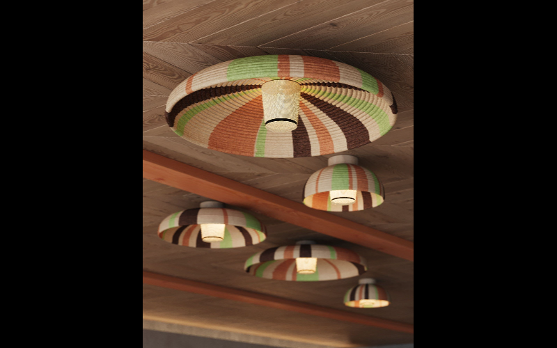 Lola Lighting. LL-STRC-FBC. STRUNG OUT C (CEILING).