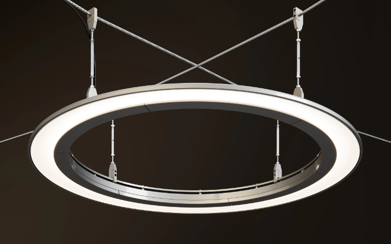 Landscape Forms. CQ800. Typology Catenary Ring Light.