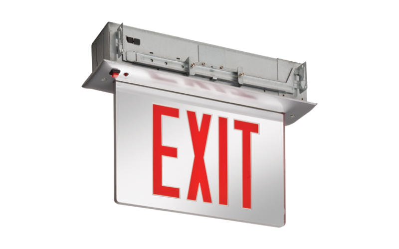 Lithonia Lighting. EDG/EDGR. Edge-Lit Exits Lamps Surface and Recessed Mount LED.