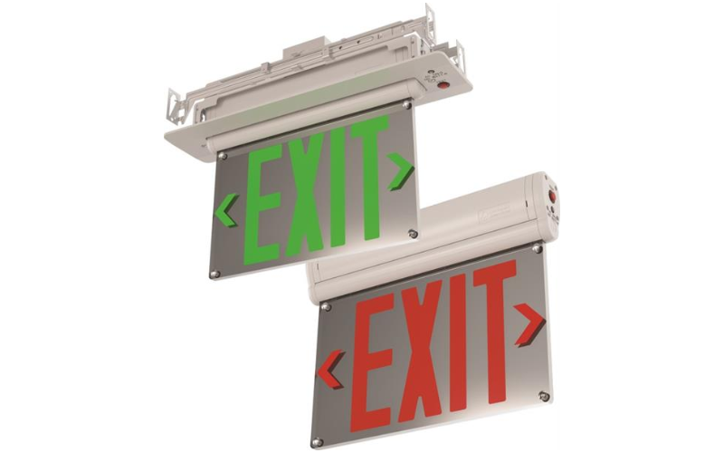 Lithonia Lighting. BE. Contractor Select Basics Edge-Lit Exit Sign.