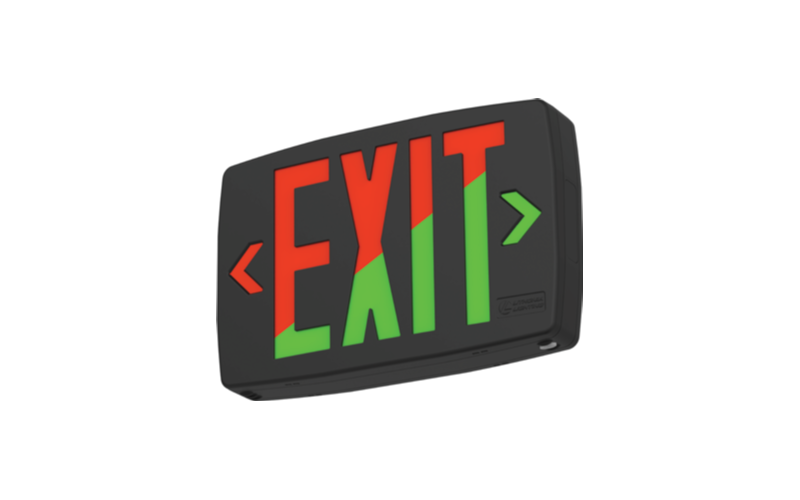 Lithonia Lighting. LQM. QUANTUM Thermoplastic Exits LED LAMPS Red/Green Switchable.