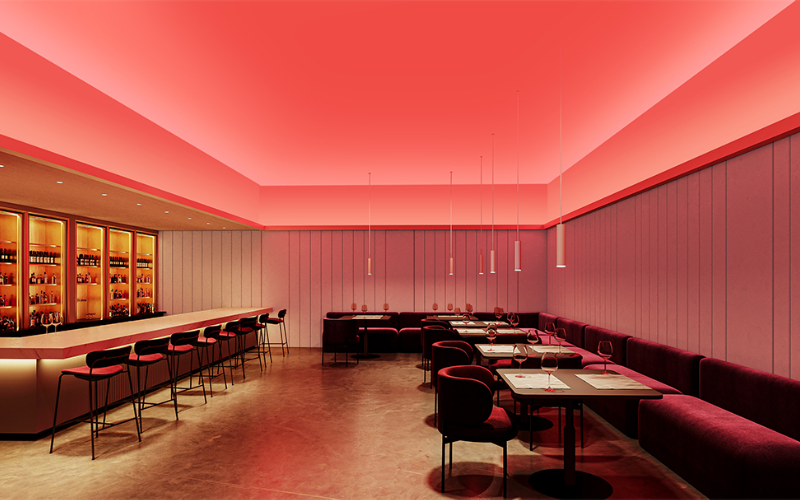 Lumenwerx. EVOQLIN/EVOQPAT/EVOQCURPAT. EVOQ SYSTEM COVE LIGHTING CHROMAWERX - QUADRO - RGBW.