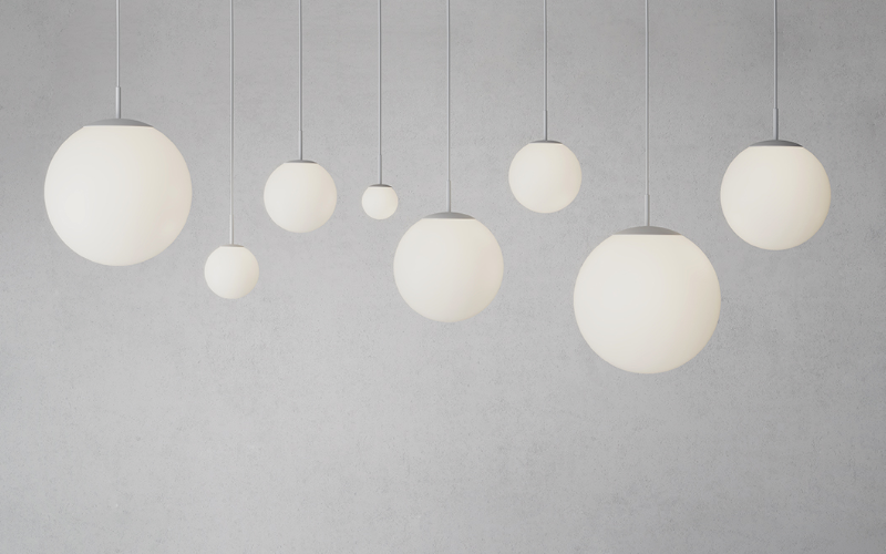 Lumenwerx. GLOBE PENDANT - Static White.
