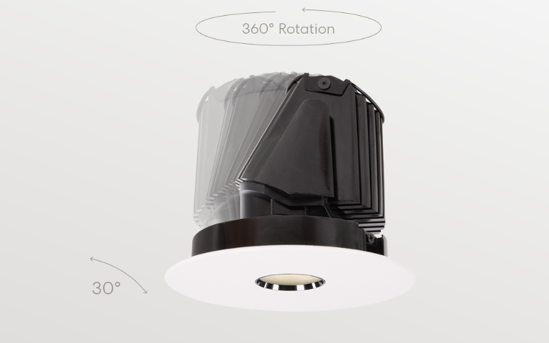 Lumenwerx. CUE05RR. CUE 1'' ROUND PINHOLE RECESSED.