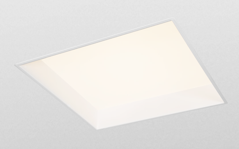 PORRGSQ. POP RECESSED REGRESSED SQUARE AND RECTANGULAR STATIC WHITE. by