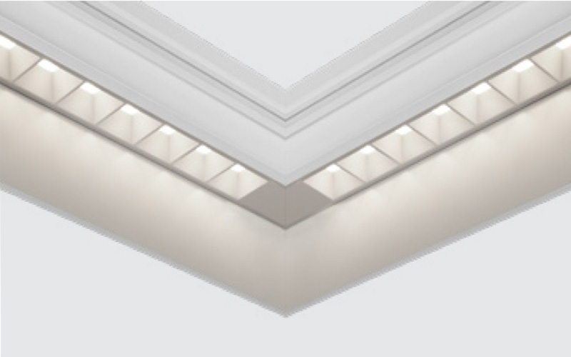 Lumenwerx. UBIPER. UBIK PERIMETER PATTERN RECESSED STATIC WHITE, BIOS ST/DY.