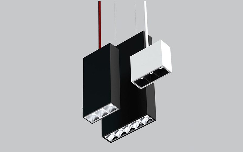 CLUP. CLUSTERS PENDANT LINEAR PARABOLIC. by Lumenwerx