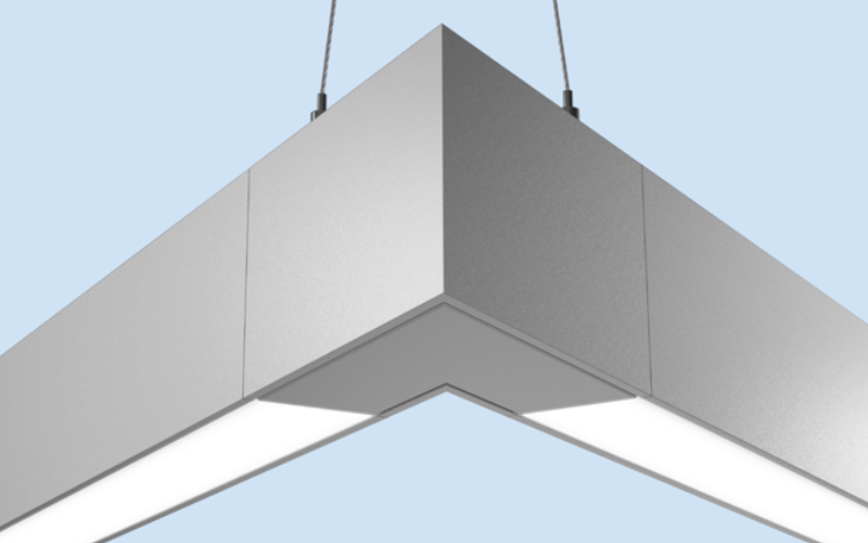 Mark Architectural Lighting. S2PIDMP. SLOT 2 NODE PENDANT INDIRECT/DIRECT PATTERN.