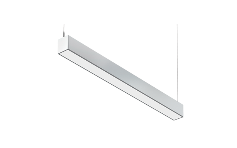 S4LID. Slot 4 LED Direct/Indirect Pendant. by Mark Architectural