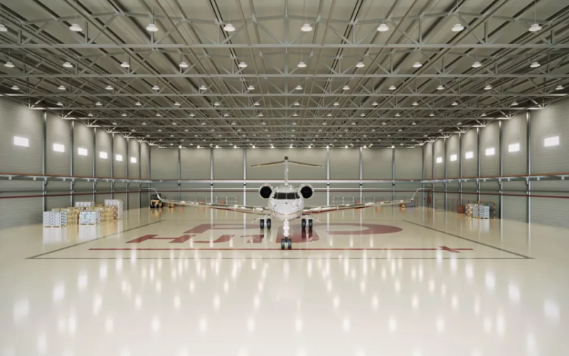 Metalux. EHBR1. Elevate LED Round High Bay.