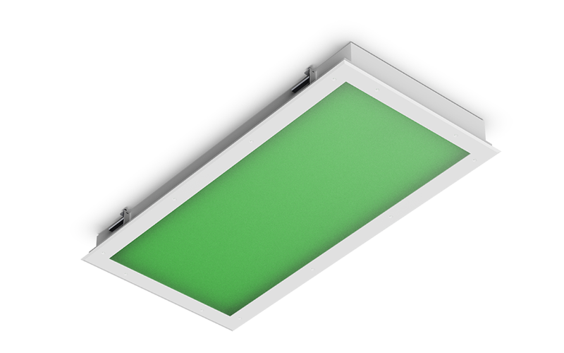 2FPZ. FluxPanel LED gen 2 2x2 Recessed Up to 5400 lumens. by Day