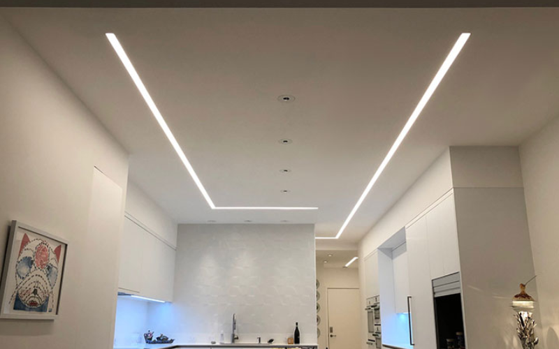 TL1.6A. TRULINE 1.6A 24VDC WARM DIM 24VDC, 5/8'' DRYWALL PLASTER-IN LED  SYSTEM. by Pure Edge Lighting