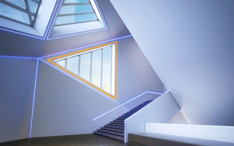 Pure Edge Lighting. TL1A. TRULINE 1A MONOCHROMATIC COLOR 24VDC, 5/8'' DRYWALL PLASTER-IN LED SYSTEM.