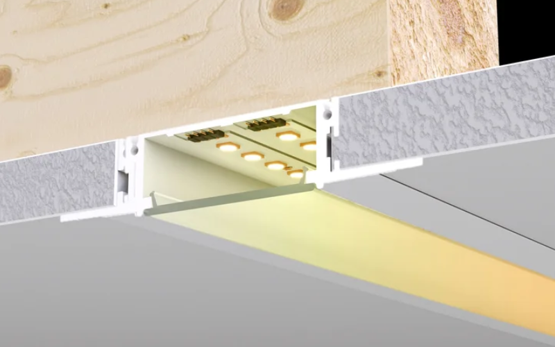 Pure Edge Lighting. TTL1.6A. TRULINE TRIM 1.6A WARM DIM 24VDC LED SYSTEM, 1/2'' TRIM.
