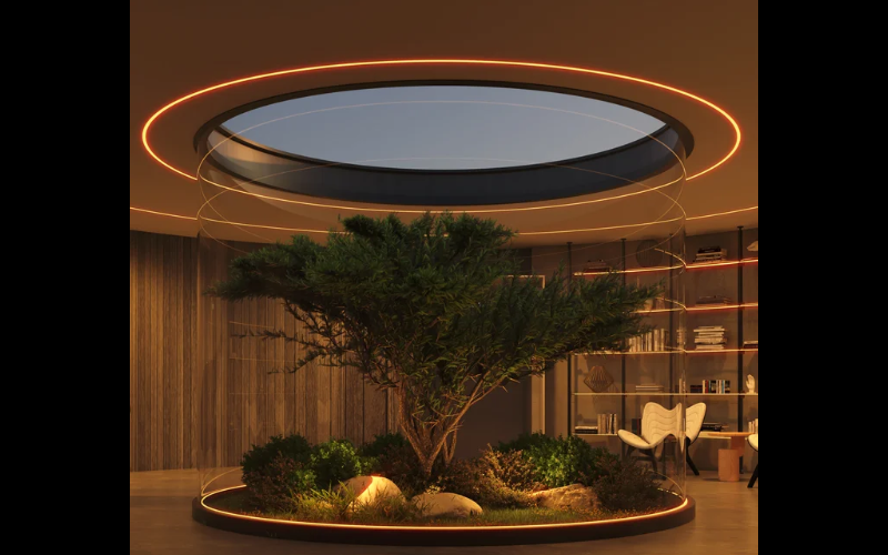 Pure Edge Lighting. TCIR.5. TRUCIRQUE.5A WARM DIM 24VDC, 5/8'' DRYWALL PLASTER-IN LED SYSTEM.