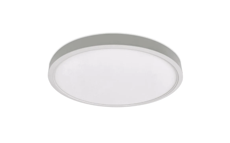 Pure Edge Lighting. DK. PURE SMART DISK 12 INCH TRUCOLOR RGBTW 120V, 18 WATT WI-FI ENABLED CEILING FLUSH/WALL MOUNT FIXTURE.