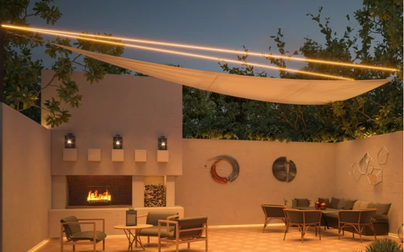 Pure Edge Lighting. FN-SCS8. SABER SUSPENSION, 0.8'' ROUND LENS 24VDC, 5W 7W OUTDOOR, TUNABLE WHITE.