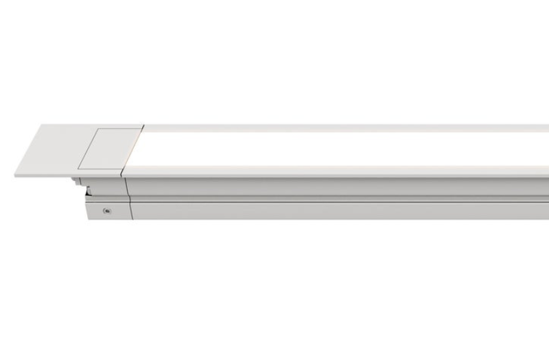 Pure Edge Lighting. LCMW.6. LIGHT CHANNEL COMPLETE FIXTURE 0.6'' RECESSED MILLWORK 24VDC, WARM DIM.