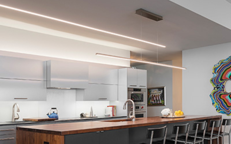 PureEdge Lighting. CSDSP. CIRRUS SUSPENSION D1 DOWNLIGHT WITH POWER, CENTER FEED.