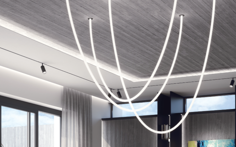 PureEdge Lighting. KNE. KNIFE EDGE CEILING TUNABLE WHITE 24VDC PLASTER-IN LED SYSTEM.