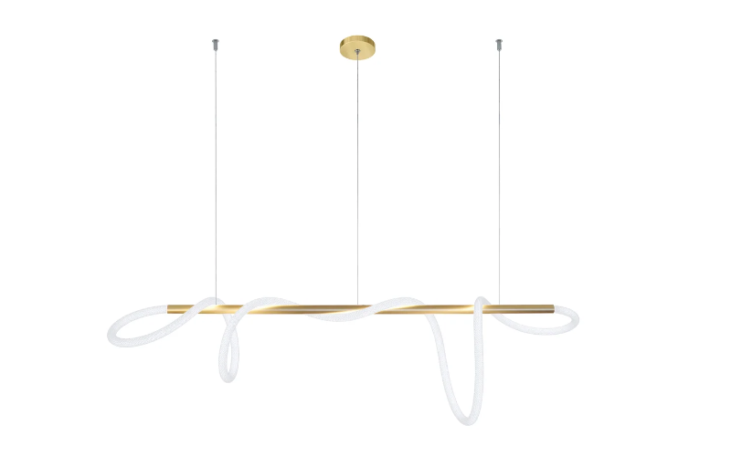 PureEdge Lighting. FPP. FLOW PIPE SUSPENSION RGBTW 24VDC, CENTER FEED WITH POWER.