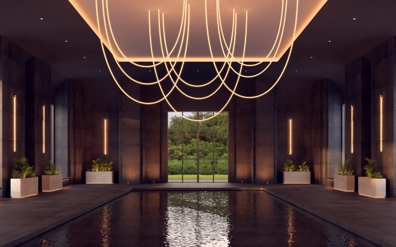 PureEdge Lighting. SWR. SOLINA 360 WALL/VANITY 24VDC, TUNABLE WHITE 2000K-4000K.