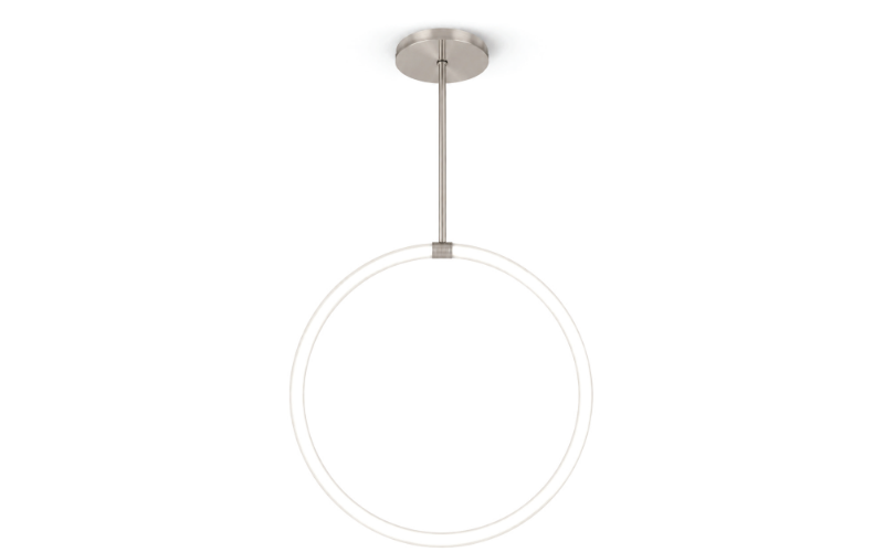 PureEdge Lighting. SLRCR. SOLINA 360 RING CEILING STEM PENDANT 24VDC, STATIC WHITE, WARM DIM, TUNABLE WHITE, & TRUCOLOR.