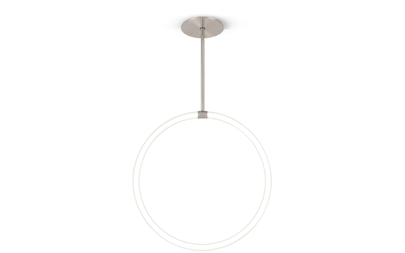 PureEdge Lighting. RCP. SOLINA 360 RING CEILING STEM PENDANT 24VDC WITH POWER, STATIC WHITE & WARM DIM.