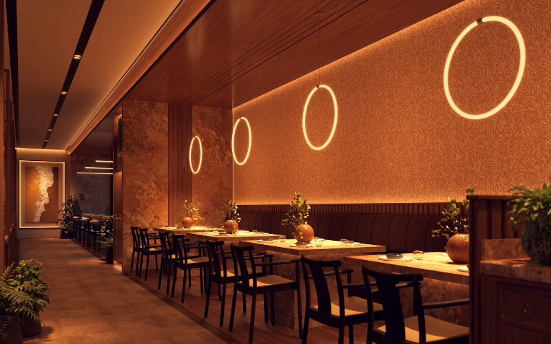 PureEdge Lighting. RSP. SOLINA 360 RING PENDANT 24VDC WITH POWER, STATIC WHITE & WARM DIM.