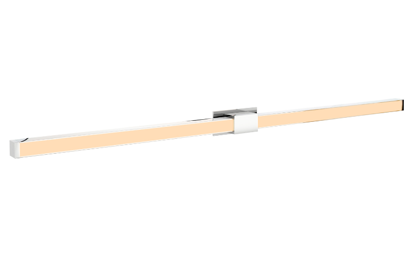 Pure Edge Lighting. TXW2R. Tie Stix Wall 2-Light Dynamic/Tunable White With Remote 24VDC Power Supply, Human Centric Lighting.
