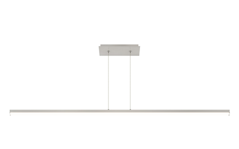 Pure Edge Lighting. CST1P. Cirrus Suspension T1 Dynamic/Tunable Downlight, Center Feed.