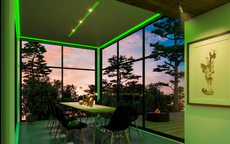 Pure Edge Lighting. VECE. VEIL, RGB & TUNABLE WHITE TRUCOLOR CEILING/WALL PLASTER-IN LED SYSTEM, 24VDC.