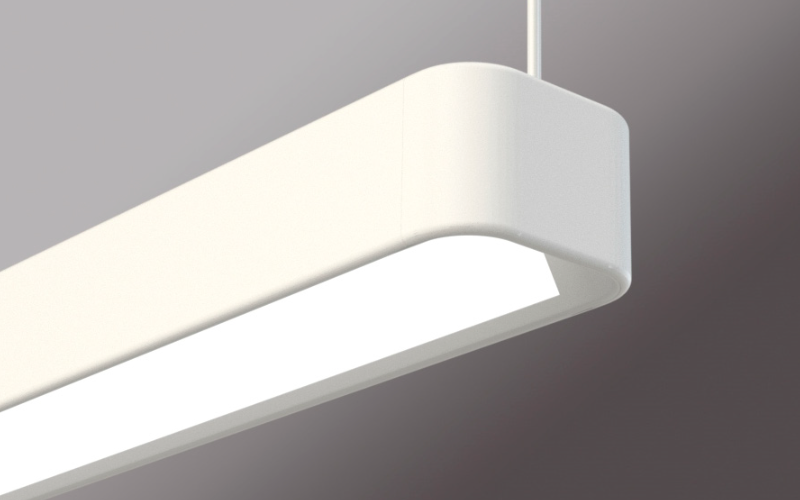 Pinnacle Architectural Lighting. S3N. SORREL 3'' Suspended Direct/Indirect Linear.