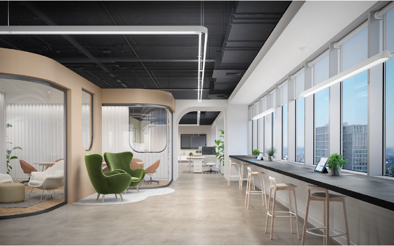 Pinnacle Architectural Lighting. S3N. SORREL 3'' Suspended Direct/Indirect Linear.