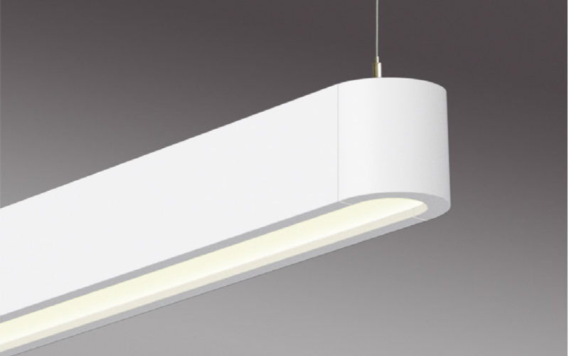 Pinnacle Architectural Lighting. CD. CHUTE180 CD 4” Open Suspended Linear Direct.