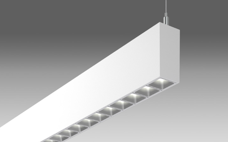 Pinnacle Architectural Lighting. EX1DI. EDGE 1'' Suspended Bidirectional Linear.