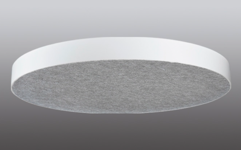 Pinnacle Architectural Lighting. F48DI. FINA 48'' Direct / Indirect Suspended Architectural Round with Sound Absorption.