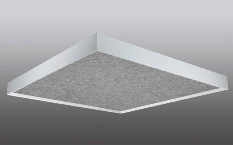 Pinnacle Architectural Lighting. LF44D. LiFT 4x4 Direct Suspended Architectural Square with Acoustic Solutions.