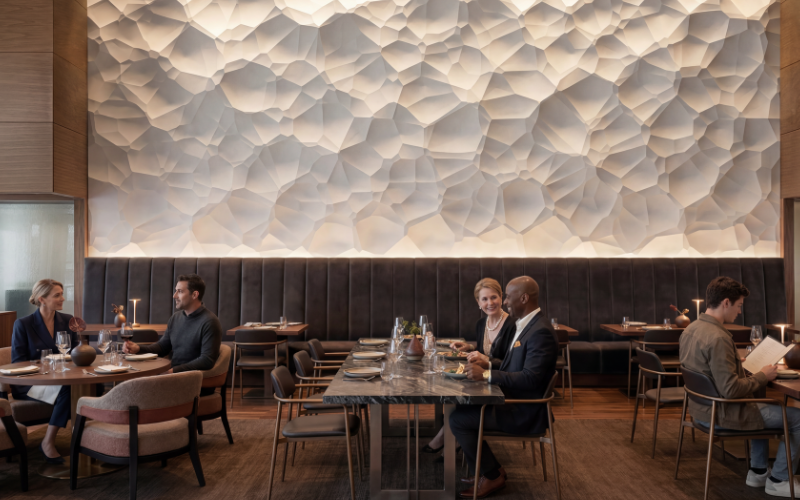 A-Light. WGD. Wall Grazer Linear Cove for Enhanced Surface Textures Ceiling to Floor.