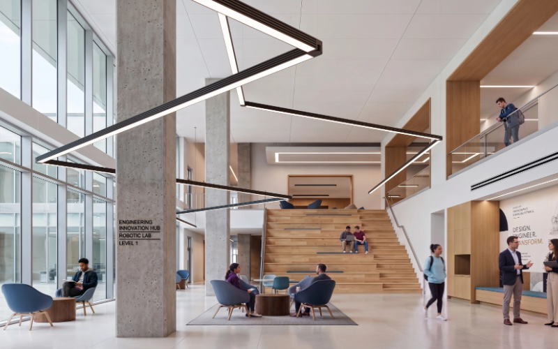 Peerless. APT4P. Aptitude 4'' Pendant System for Linear Runs, Curves & Patterns.