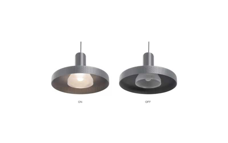 413. 3D Printed Luminaire A-19 LED Lamp Based Luminaire Decorative