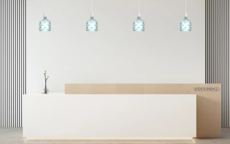 PrentaLux. 311-WC. Water Cooler Fixture 3D Printed Luminaire A-19 LED Lamp Based Luminaire Decorative.