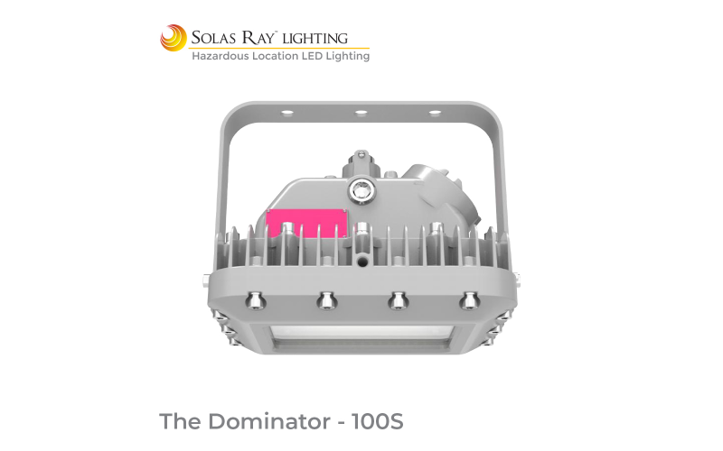 Solas Ray Lighting. HJDS. The DOMINATOR™ Hazardous Location LED Lighting.