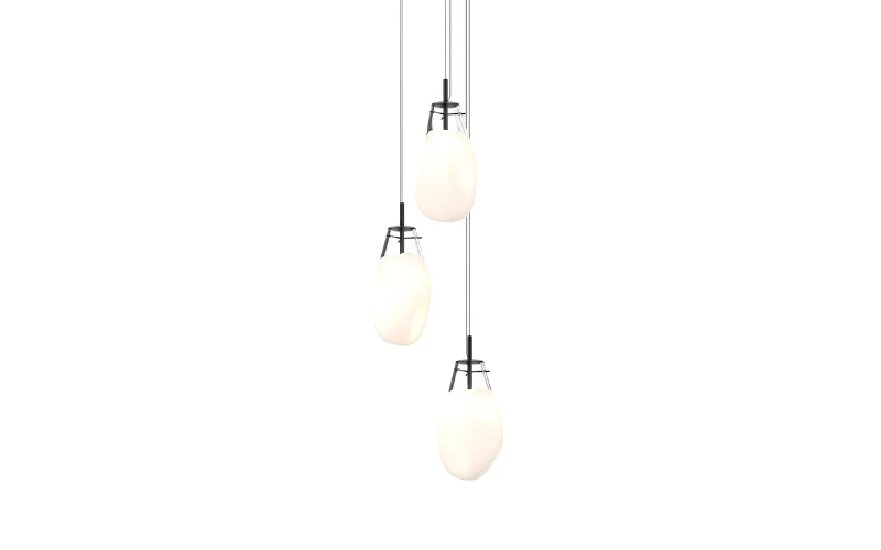 Sonneman. 2981. Liquid LED Chandelier 3-Light Large.