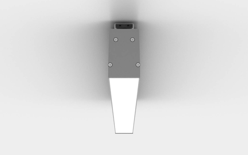 SENSO. 367. Vesta 1 CM Wet Wet rated surface mount linear system.