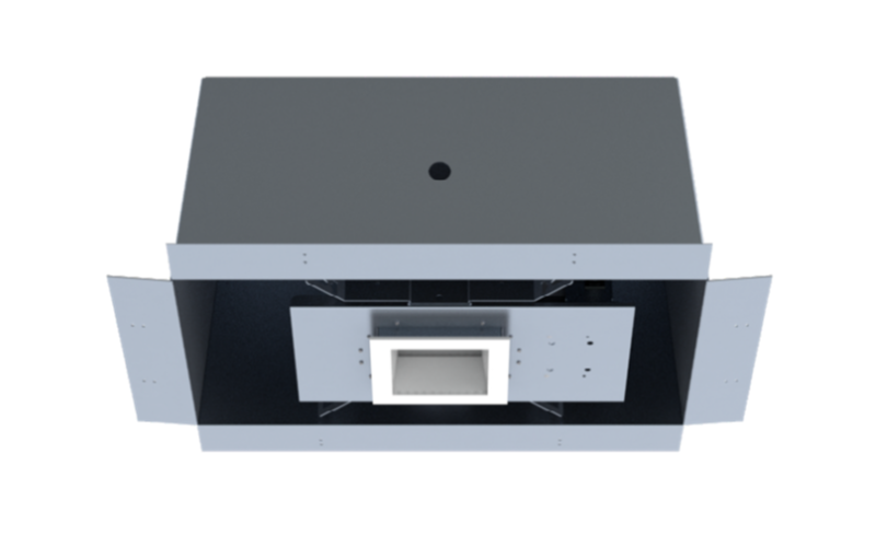 Spectrum Lighting. FPE4SQLEDOS. 4'' FIRE PRO - FIRE RATED DOWNLIGHT OS SERIES / 2000 LUMENS MAX.