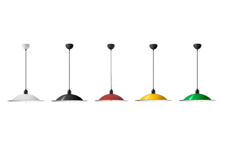 Stilnovo. Lampiatta 20'' Decorative Pendant.