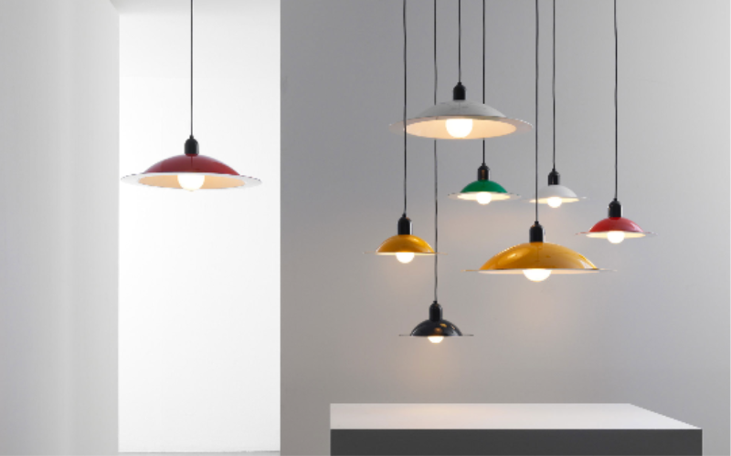 Stilnovo. Lampiatta 20'' Decorative Pendant.